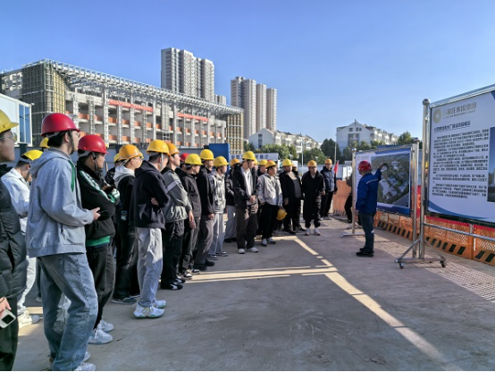 四分公司石家莊西南地表水廠項目迎來河北科技大學(xué)觀摩團